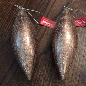 NWT Christmas Holiday Ornaments - Set of 2